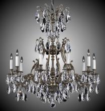  CH9634-A-10G-ST - 10 Light Chateau Chandelier